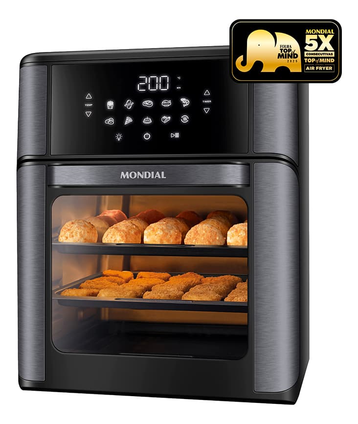 Você sabe por que esta Fritadeira Air Fryer 2 em 1 da Mondial virou o queridinho das cozinhas brasileiras?